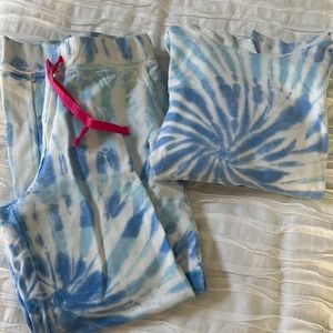 JCrew tie dye jogger and sweatshirt set